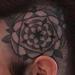 Tattoos -  mandala head tattoo - 69629